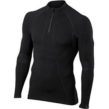 Falke Wool-Tech Premium Long-Sleeve Top – XL Black (100% Wool)