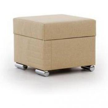 Canton Hocker mit Stauraum – Stoffoptionen: Liverpool Beige oder Camelia