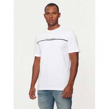Calvin Klein Jeans Camiseta de Lingerie Masculina com Logo Split Line
