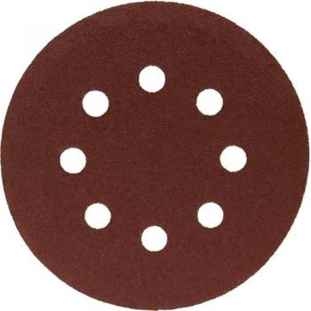 Disco de Papeles RBE Ø125 mm, grado P60, 8 orificios