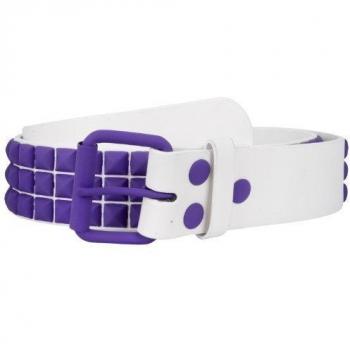 MasterDis SPECIAL STUD GURTELE WEISS PURPLE