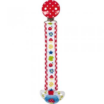 SPIEGELBURG 13998 Bundle: Schnullerband und BabyGlück Schnuller‑Set