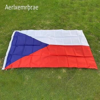 Drapeau Tchèque en Polyester 90 * 150 cm