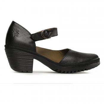 Mousse‑Leather Comfort Heel – Fly London Women's WIFO440FLY