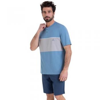 Coton Multicolore « Tunis » – Pyjama Homme