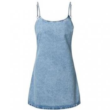 Robe denim clair Calvin Klein pour femme