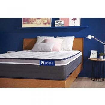 Actisom Matelas 90x200 : Ressorts ensachés + Mémoire de forme – Épaisseur maximale, 7 zones de confort