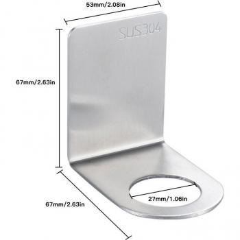 Punch-Free Bathroom Soap Dispenser Hanging Organizer