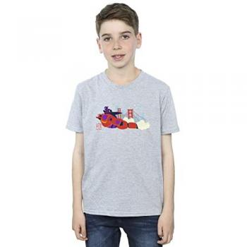 Big Hero 6 Baymax Grey T‑Shirt