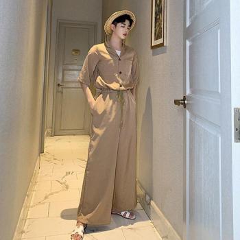 Retro High-Waist Men's Summer Jumpsuit