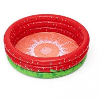 Strawberry Splash Inflatable Kid’s Pool – 168×38 cm