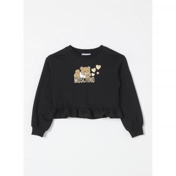Pull pour enfants noir Moschino
