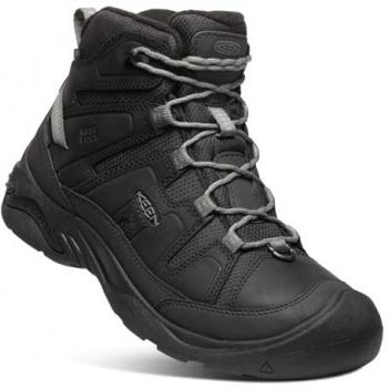 KEEN Herren Trekkingstiefel Circadia Mid Polar wasserdicht Schwarz/Stahlgrau