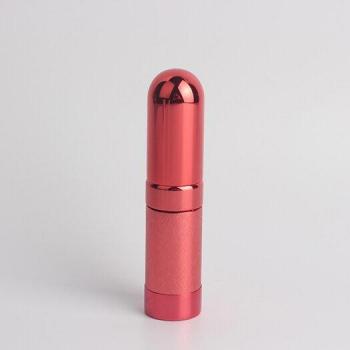 Slim Metal Cosmetic Spray Bottle with Lipstick Design