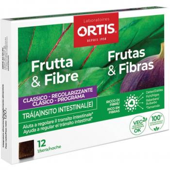 5 x Frutas e fibras trânsito intestinal clássico 12 unidades