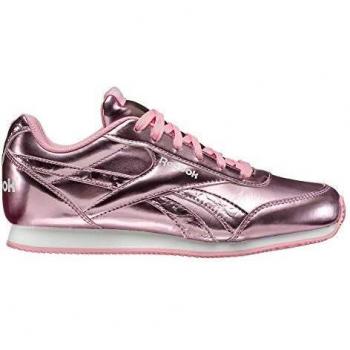 Reebok Women's Royal Cljog 2 Fitness Shoes, Multicolour (Metallic/Light Pink/White 000)