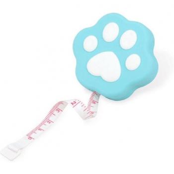 Portable Kitten Paw Measuring Tape with Push Button Lock