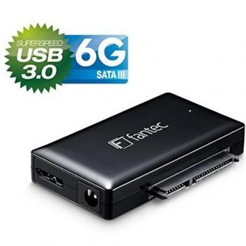 Fantec USB 3.0 zu SATA Adapter für Festplatten und SSDs
