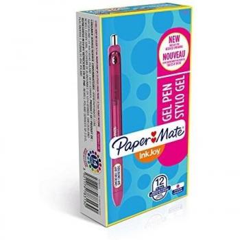 Paper Mate Bolígrafo de Gel Color Baya 12 Piezas