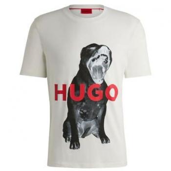 HUGO T-Shirt DAYAKING weiss S