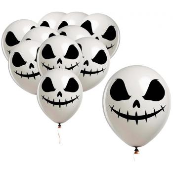 Pack de 10 Globos de Fantasmas de 30 cm