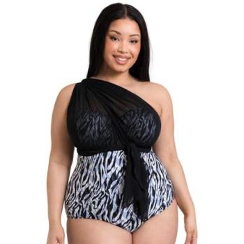 Curvy Kate Zebra Wrap Swimwear