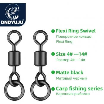 Carpa Pro DNDYUJU: Kit de 30 Anillos Rotatorios