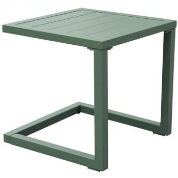 Table d'appoint Barbados en aluminium vert pastel