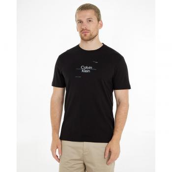 Camiseta de hombre Calvin Klein con diseño gráfico lineal