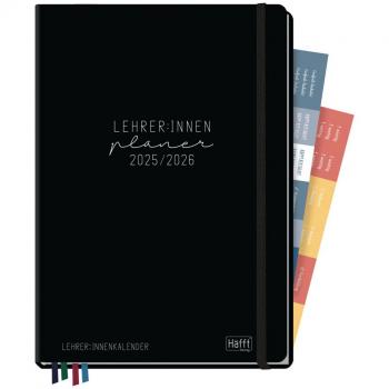 Häfft Lehrer-Planer A4+ 2025/26 [Dunkle Variante]