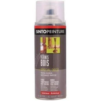 Vernis Bois Aérosol Satiné Incolore 400ml