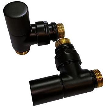Valve de Radiateur L306464 – Cuivre avec Multicouche, Couleur Noire Mate