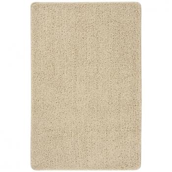 Hochflor Shaggy-Teppich Creme 200x290 cm Rutschfest