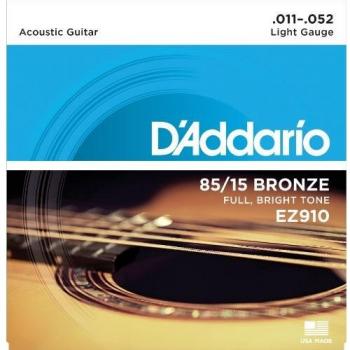 D'Addario A-Guit.Strings EZ910 11-52 85/15 Bronze Bronze