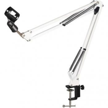 Soporte de mesa para micrófono con clip ajustable