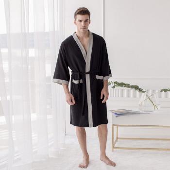 Men's Shawl Collar Bathrobe