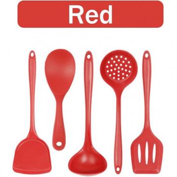 Kit de spatules en silicone antiadhésif, 5 pièces, accessoires culinaires essentiels