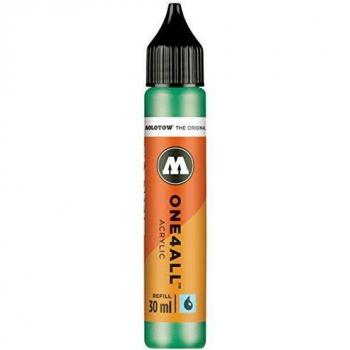 Molotow mo693226 Refill ONE4all, encre de recharge pour marqueurs permanents 30 ml 1 pièce métallique vert clair