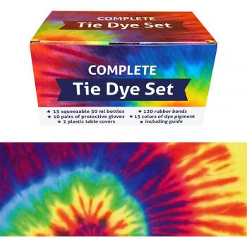 Kit Tie Dye de teinture textile et vêtements Qbix