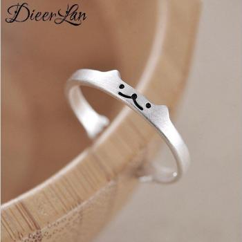 Bague Argent 925 “Chat & Rêve” – Style Bohème