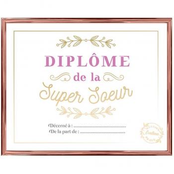 Multicoloured Lily Award Frame