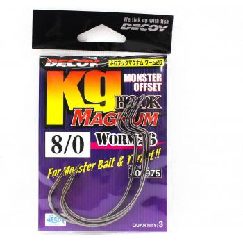 Worm Decoy 26 kg – Gancio Magnum 8/0 (0975)