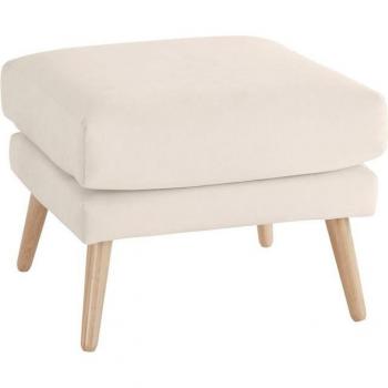 Eiche-Hocker Bille by ANDAS – beige Sitzkomfort