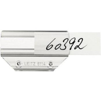 LEITZ Vollsichtreiter, PVC, (B)185 x (H)70 mm, transparent