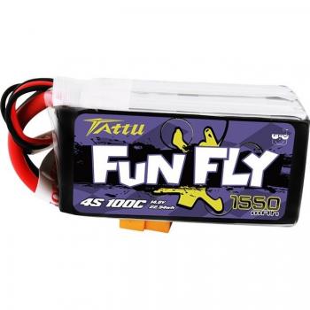 Ace TATTU FUNFLY 1550mAh Lipo Battery with XT60 Plug