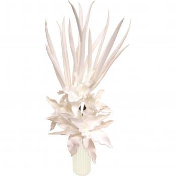 Kunstblume Soft‑Blumen – I.GE.A. 90 cm, keramische Vase