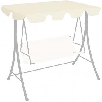 Replacement Canopy for vidaXL Garden Swing Cream 188/168x145/110 cm
