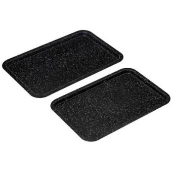 Plaques de Cuisson Acier Caractère 43cm Noir