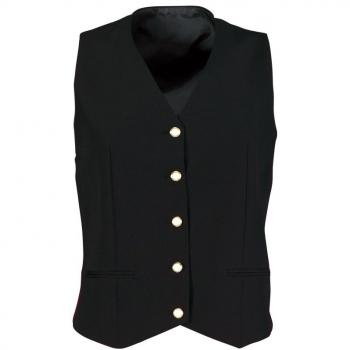 Alexandra Classic Black Button‑Waist Coat for Women