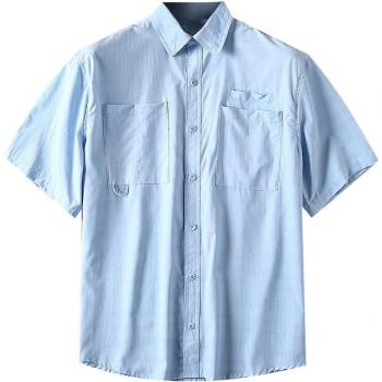 Quick-Dry Coastal Men’s Fishing Short Sleeve Shirt
